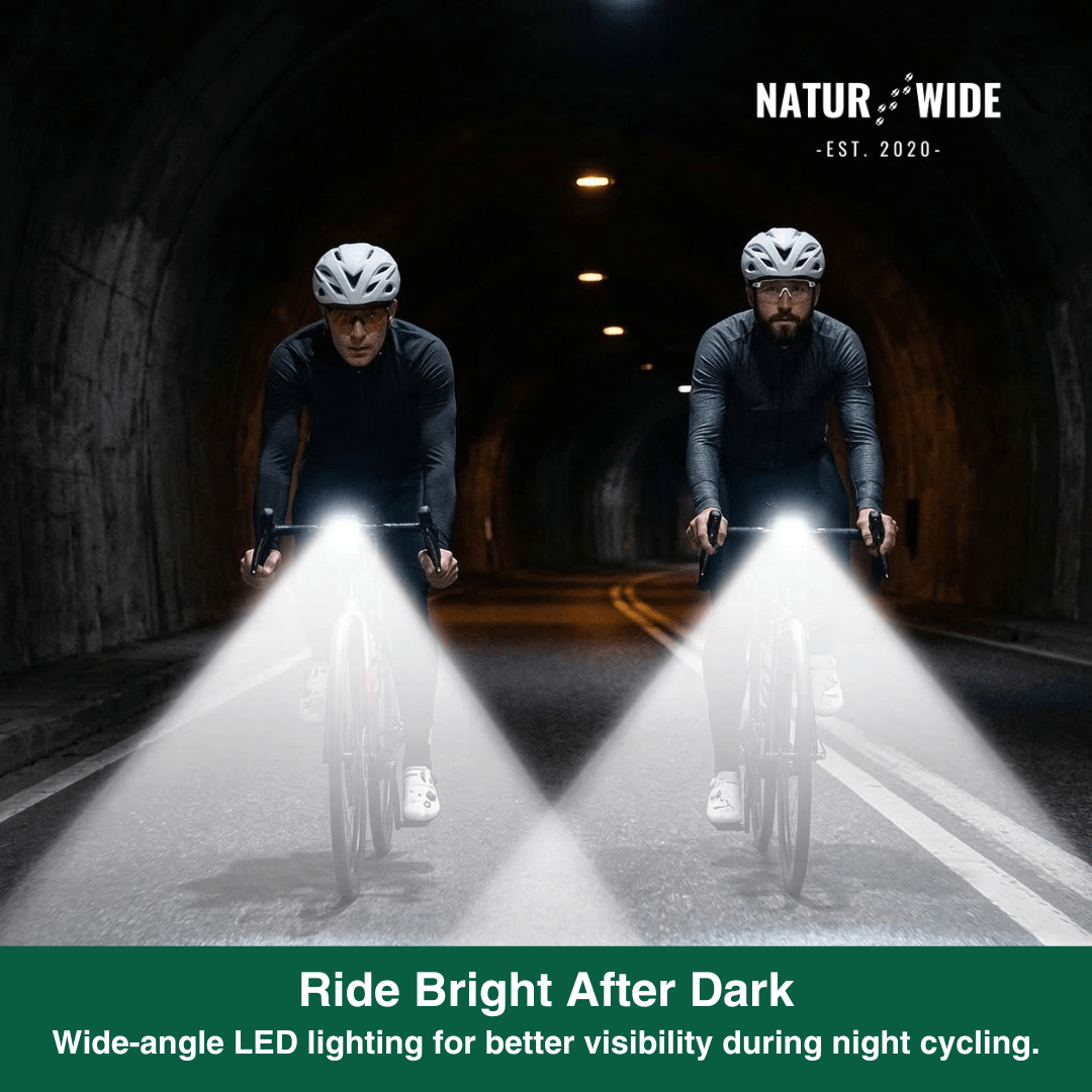 20W Wiederaufladbarer 9-LED Fahrradscheinwerfer & Powerbank