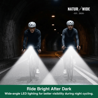 20W Wiederaufladbarer 9-LED Fahrradscheinwerfer & Powerbank