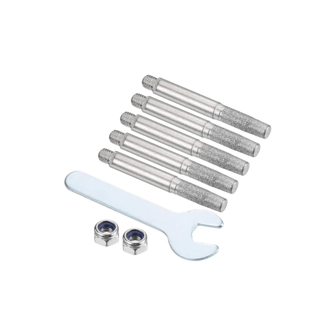 12er Set Ersatz-Schleifkopf für Manuelles Kettensägen-Schärfgerät