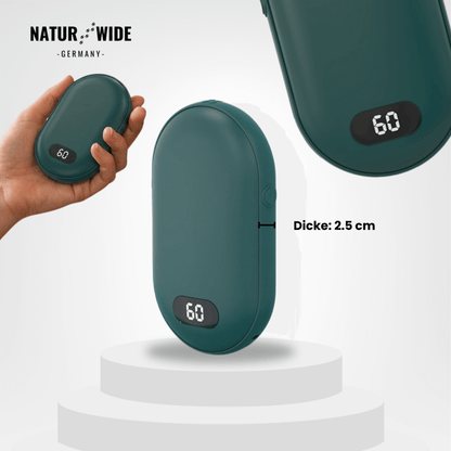 Doppel Heiz Handwärmer – wiederaufladbarer Taschenwärmer