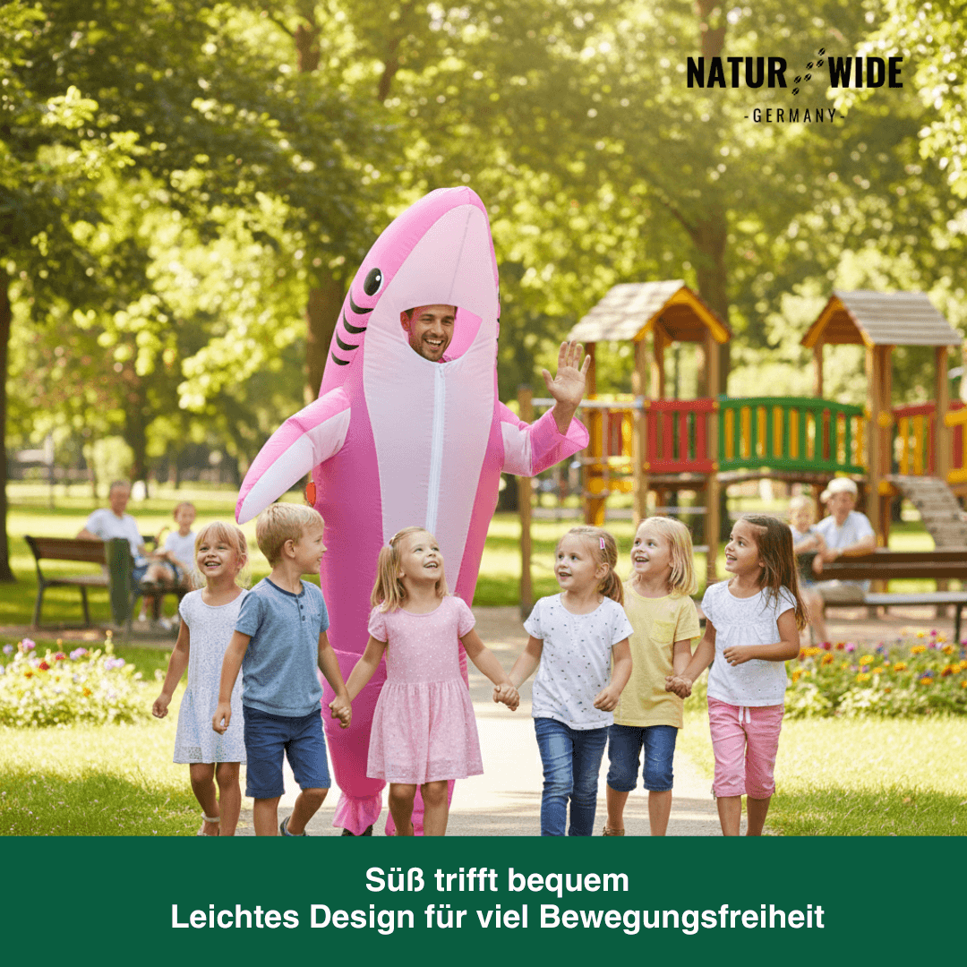 Aufblasbares Hai Kostüm – Stehender Hai (Erwachsene)