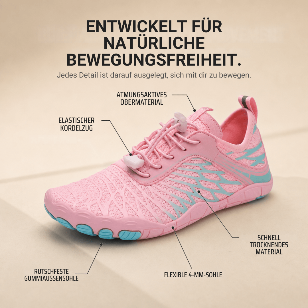 BareFlex – Barfußschuhe für gesundes Gehen, podologisch geprüft (Unisex)