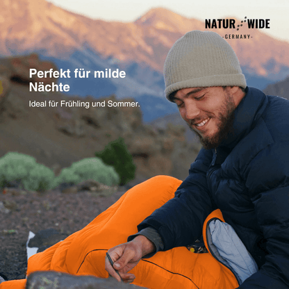 Ultraleichter Envelope-Schlafsack – 3-Jahreszeiten Camping & Reisen