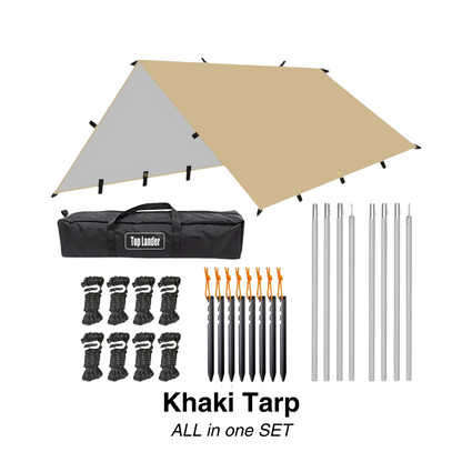 Vielseitiges Sonnen- & Regenschutz-Tarp
