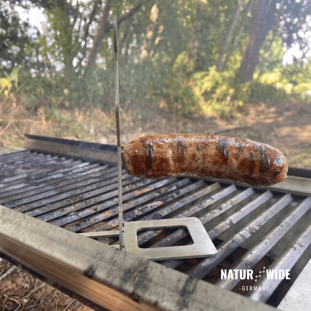 Edelstahl Wursthalter BBQ Grillständer