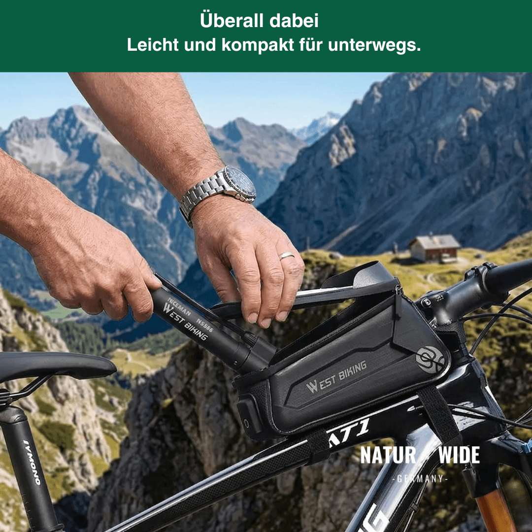 Manuelle Standfahrradpumpe & Aufblasgerät 5,5 bar