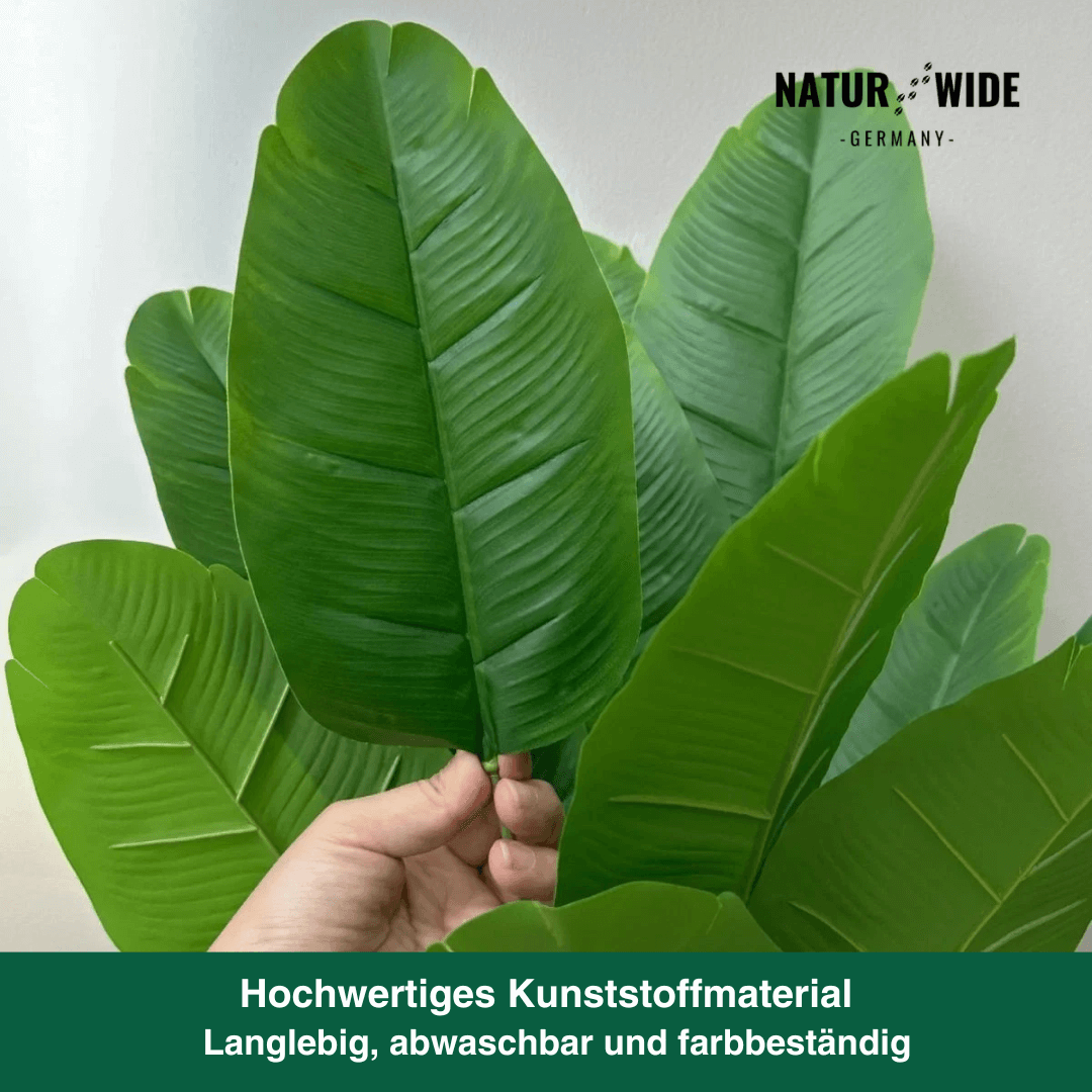 Große Kunstpalme – Real Touch Bananenbaum