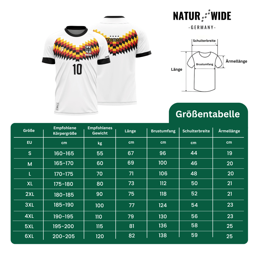Deutschland 2026 Fußball-Fantrikot – Schnelltrocknend Herren