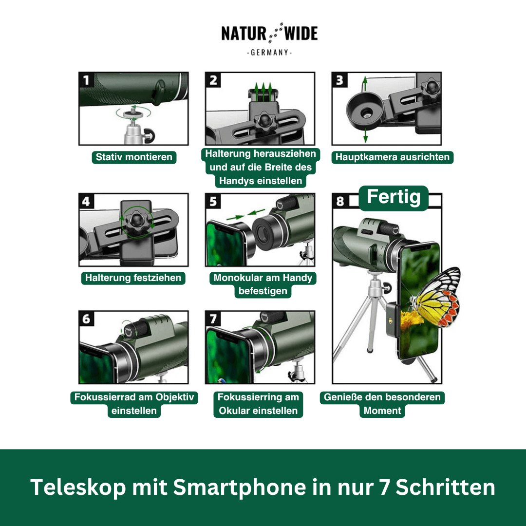 Abenteuer-Fernrohr – perfekt für Outdoor & Natur