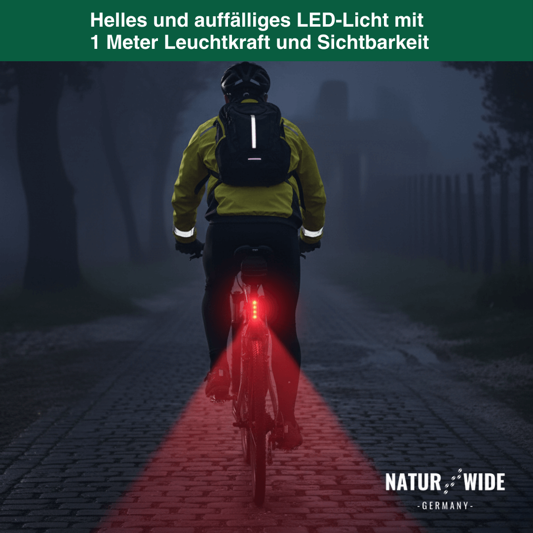 Fahrradlicht Set Front + Rücklicht