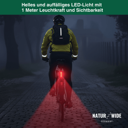 Fahrradlicht Set Front + Rücklicht