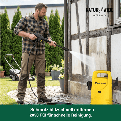 900W Elektrischer Hochdruckreiniger – 7m Schlauch, Einstellbare Düse