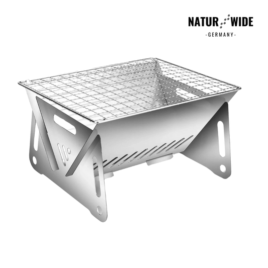 Klappbarer Edelstahl-BBQ-Grill