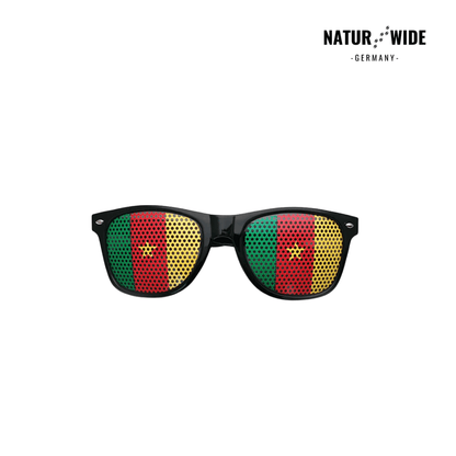 WM Flaggen-Sonnenbrille – 42 Länder Fan-Eyewear
