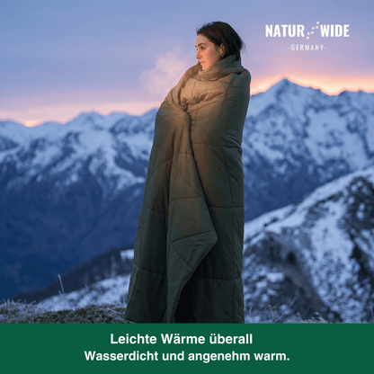 Ultraleichte Wasserdichte Campingdecke Poncho – Tragbare Steppdecke