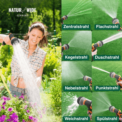 Garten-Handbrause 8-in-1 – Rutschfest & Vielseitig