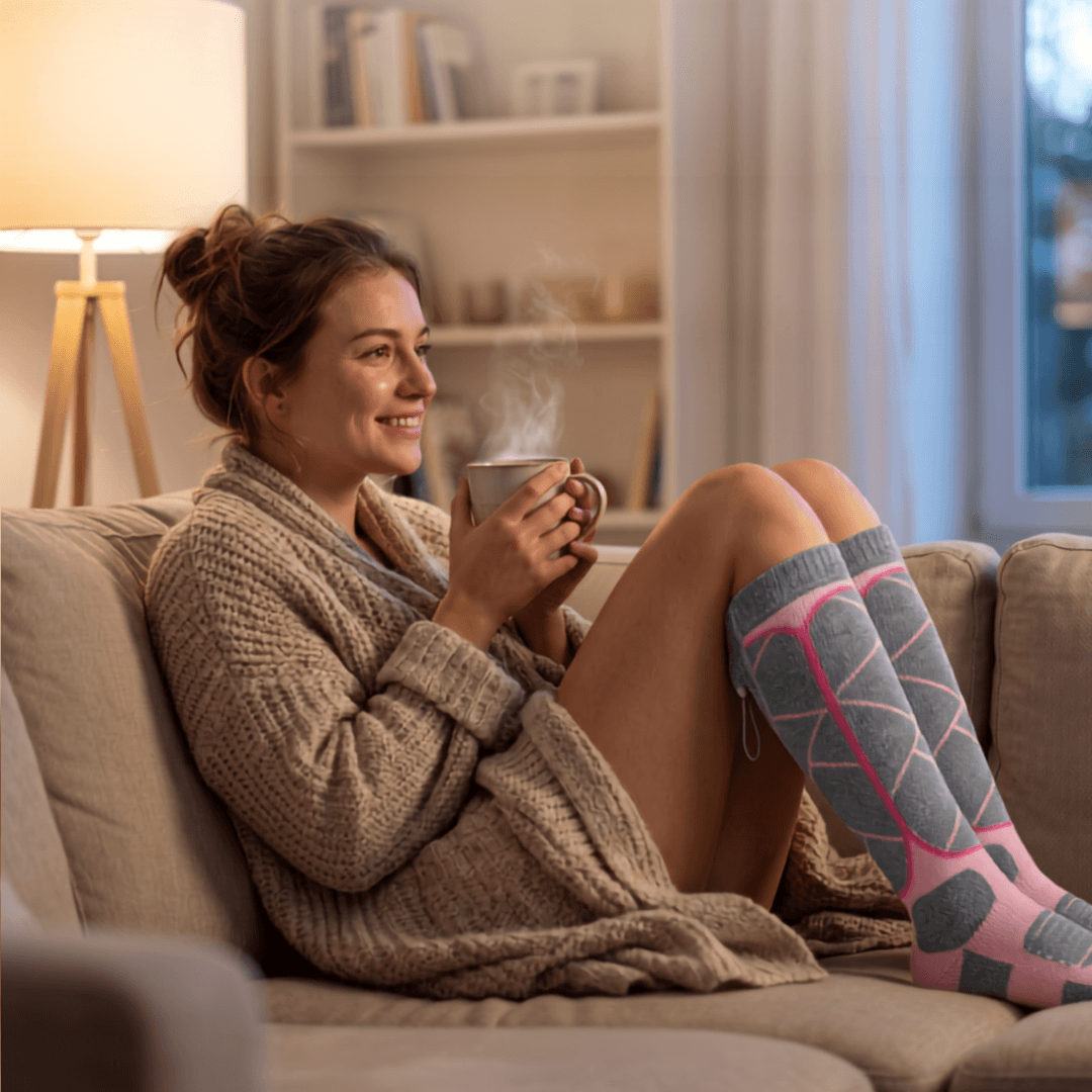 Beheizte Socken – Perfekt für Ski, Outdoor & Winter