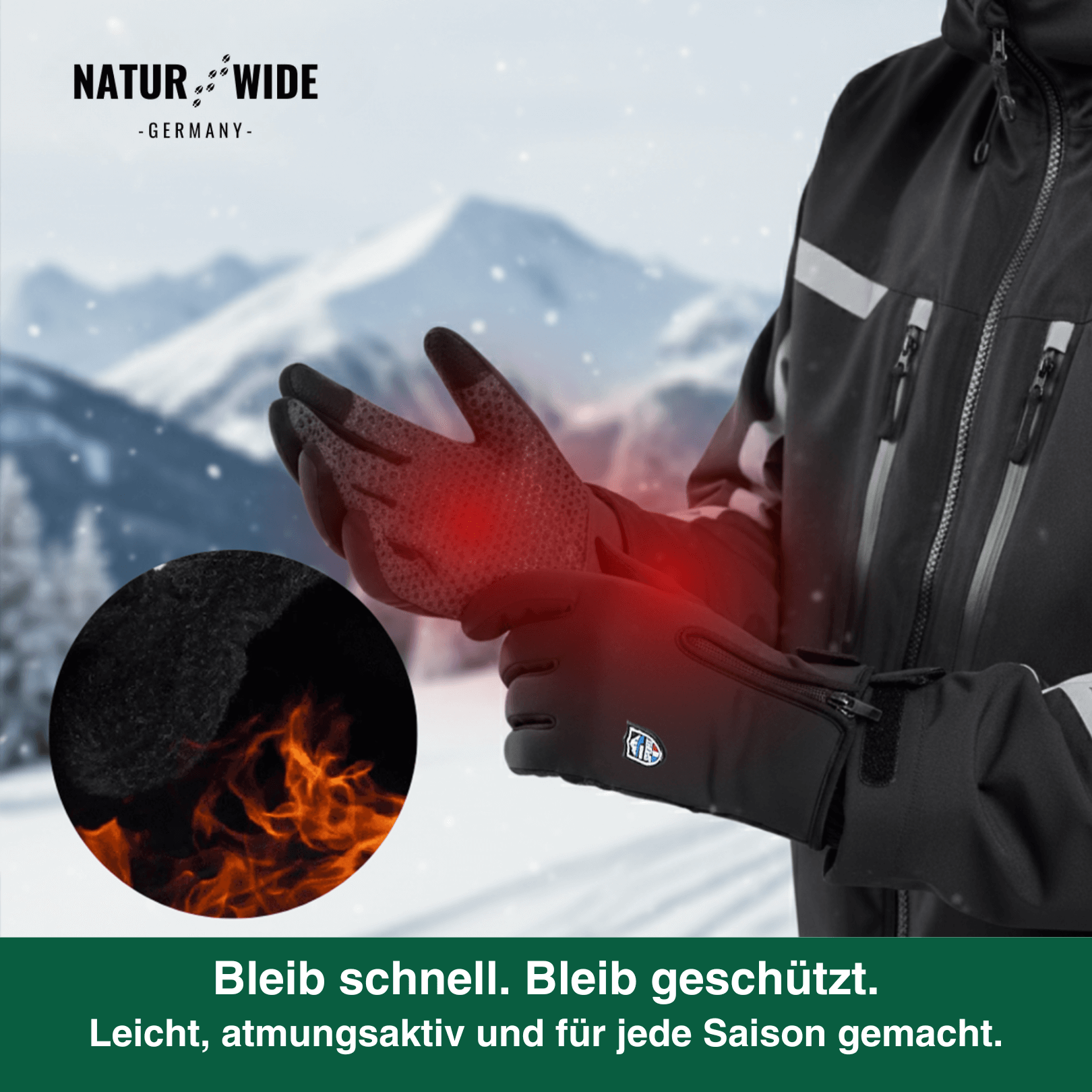 foster natur handschuhe Beheizte Handschuhe (Powerbank-betrieben) – Wasserdicht & Winddicht – Lunea