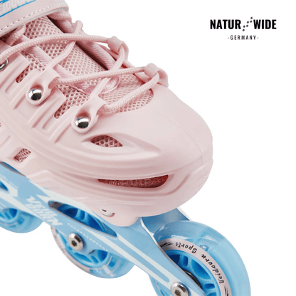 Verstellbare Inline Skates – Leuchtrollen (Kinder & Erwachsene)