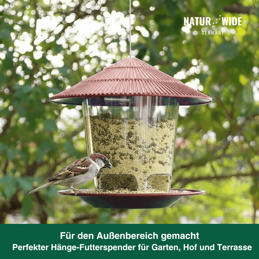 Vogelfutterhaus – Hängende Futterstation für Wildvögel