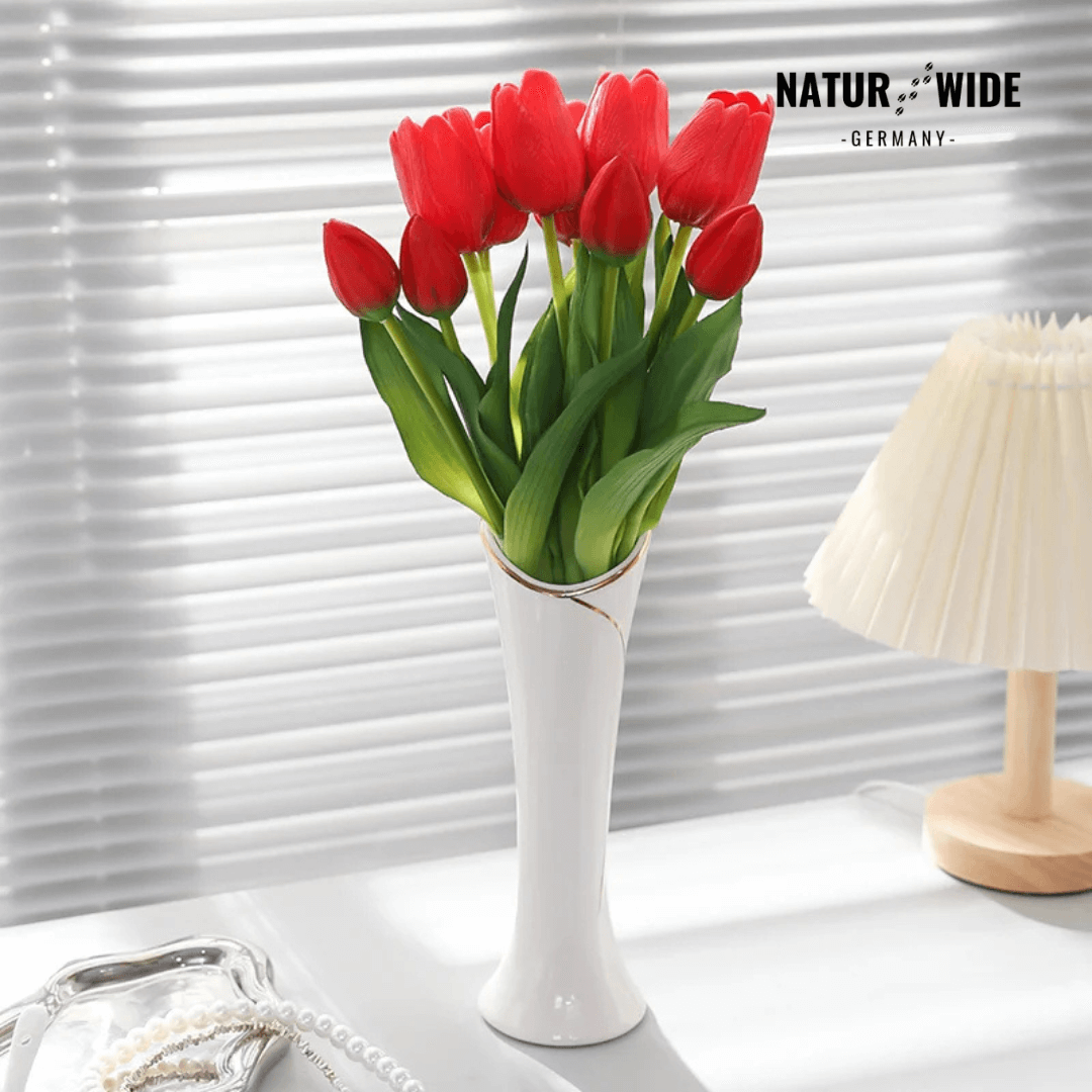 5er Bundle Künstliche Tulpen – Realistische Deko Blumen