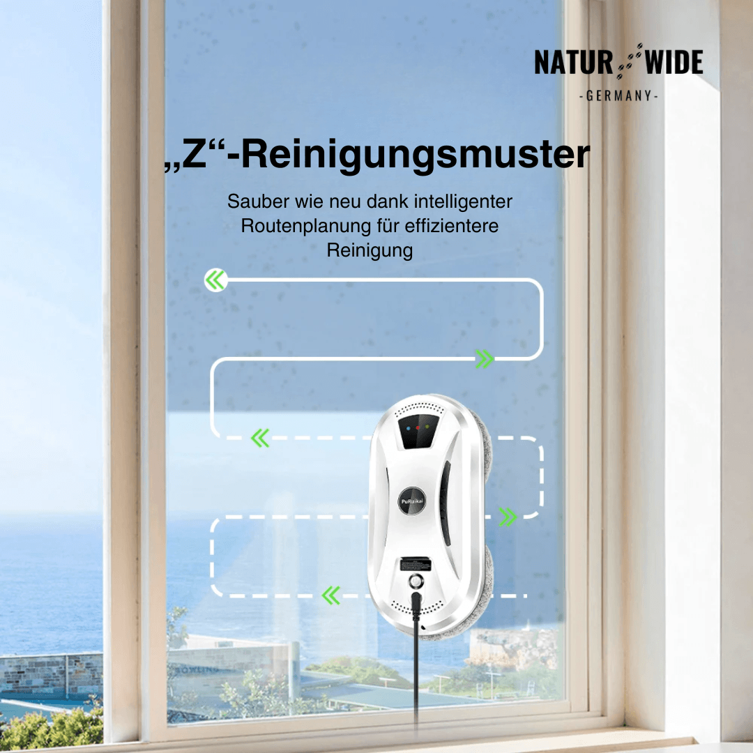 Ultradünner Fensterreinigungsroboter mit Fernbedienung