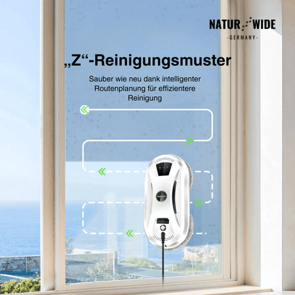 Ultradünner Fensterreinigungsroboter mit Fernbedienung