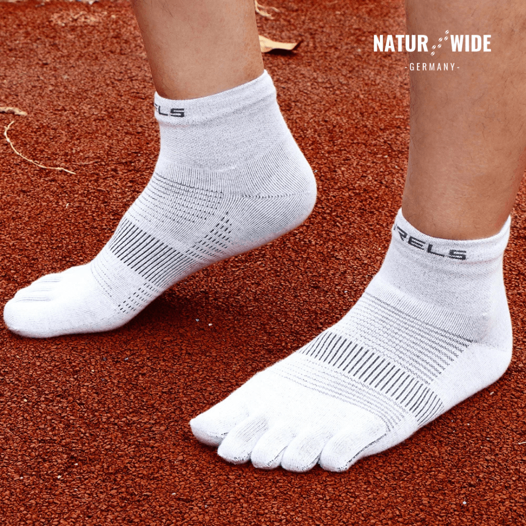 Fünf-Zehen-Sportsocken – Schnelltrocknend für Laufen & Radfahren