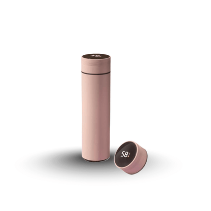 Naturwide Edelstahl Thermobecher 500ml mit Temperaturanzeige