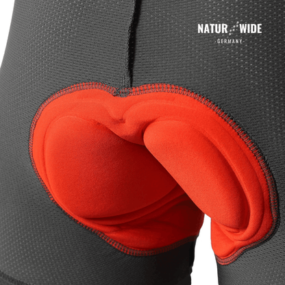 Herren 4D Gepolsterte Fahrrad-Unterhose