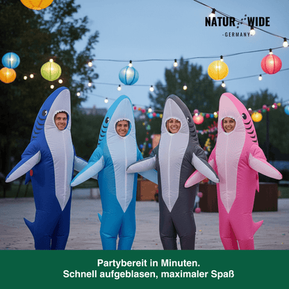 Aufblasbares Hai Kostüm – Stehender Hai (Erwachsene)
