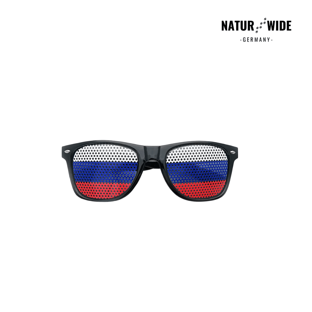 WM Flaggen-Sonnenbrille – 42 Länder Fan-Eyewear