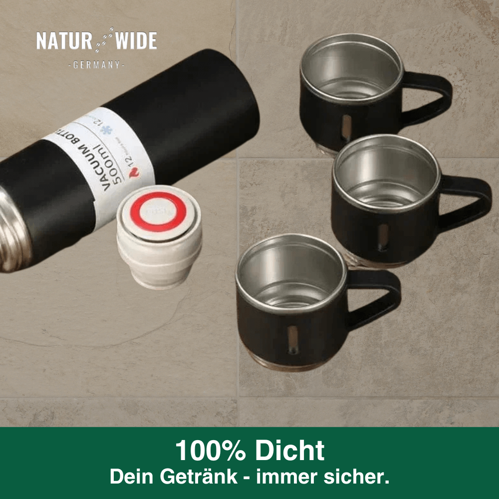 Vakuumisolierte Edelstahl - Thermosflasche
