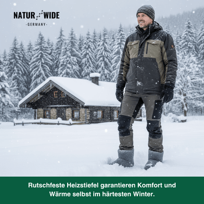 Beheizte USB-Hausschuhe – Wiederaufladbare, waschbare Fußwärmer für Damen & Herren