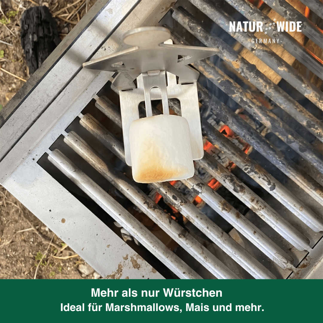 Edelstahl Wursthalter BBQ Grillständer