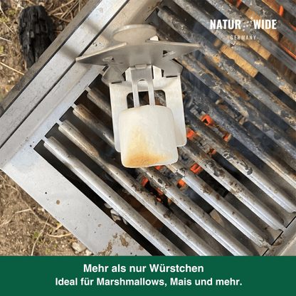 Edelstahl Wursthalter BBQ Grillständer