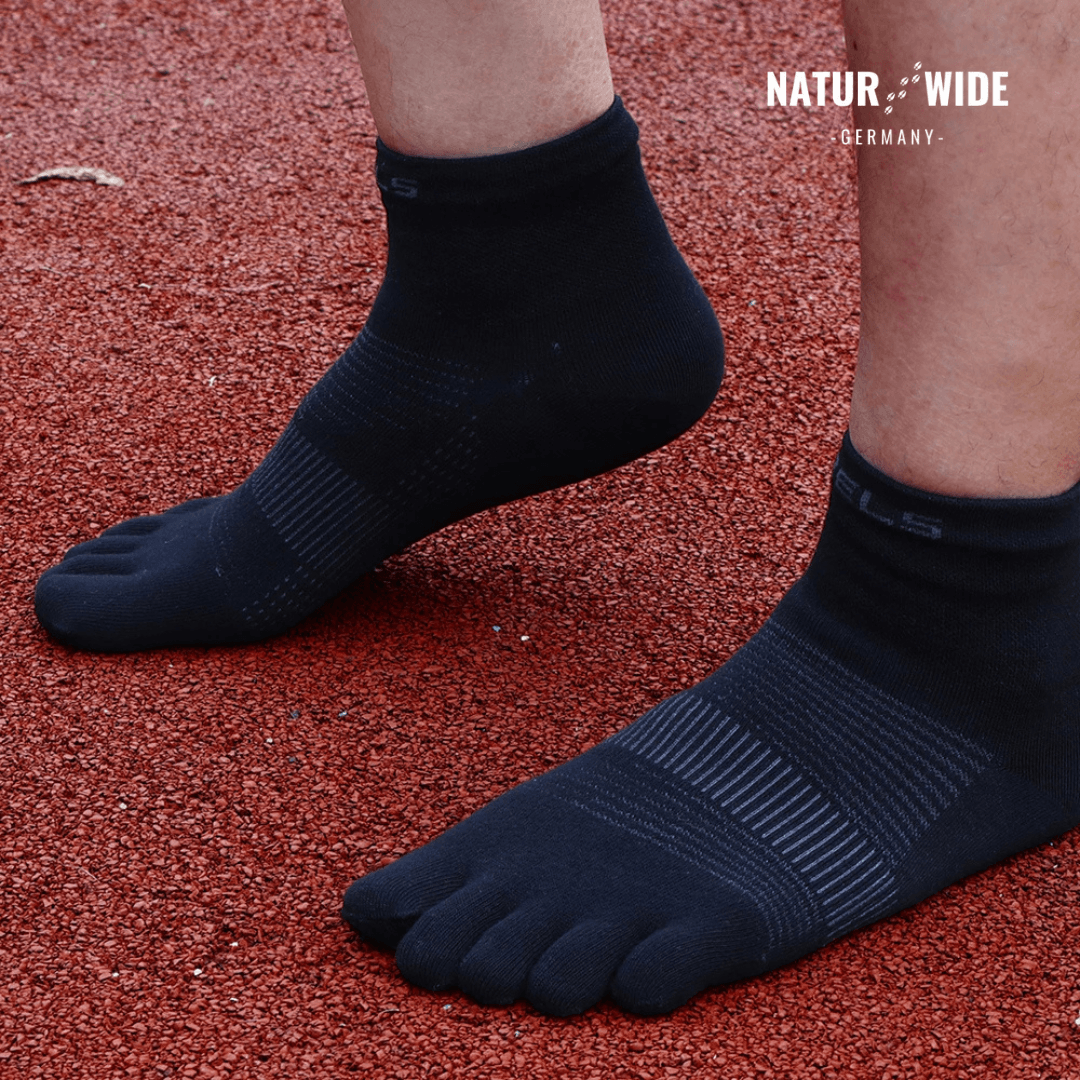 Fünf-Zehen-Sportsocken – Schnelltrocknend für Laufen & Radfahren