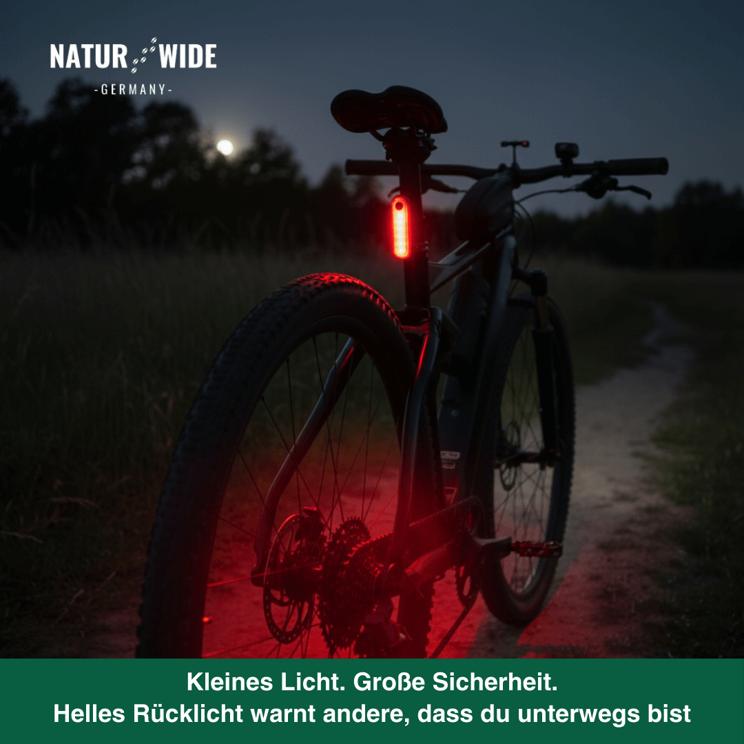 Fahrradlicht Set Front + Rücklicht