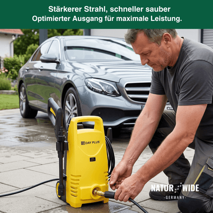 900W Elektrischer Hochdruckreiniger – 7m Schlauch, Einstellbare Düse