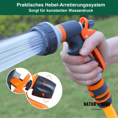 Garten-Handbrause 8-in-1 – Rutschfest & Vielseitig