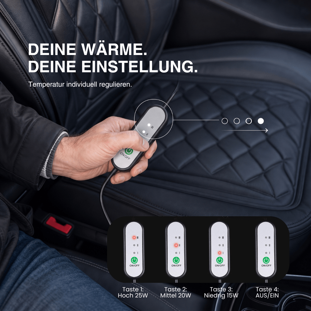 Beheizte Autositzauflage
