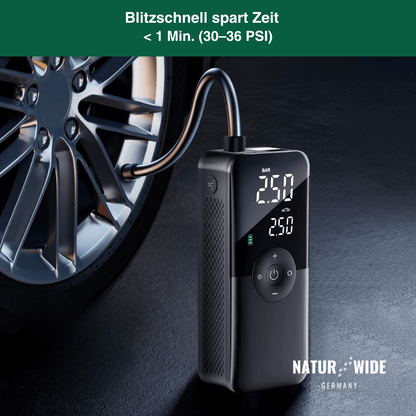 Kabelloser Reifenkompressor – Tragbarer Digitaler Luftkompressor & Powerbank