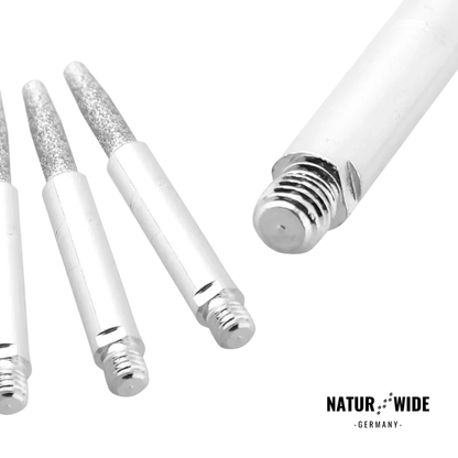 12er Set Ersatz-Schleifkopf für Manuelles Kettensägen-Schärfgerät