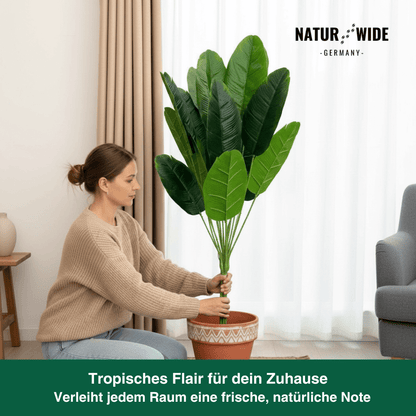 Große Kunstpalme – Real Touch Bananenbaum