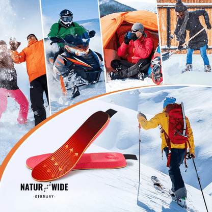 App-Gesteuerte Smarte Wiederaufladbare Beheizte Einlegesohlen