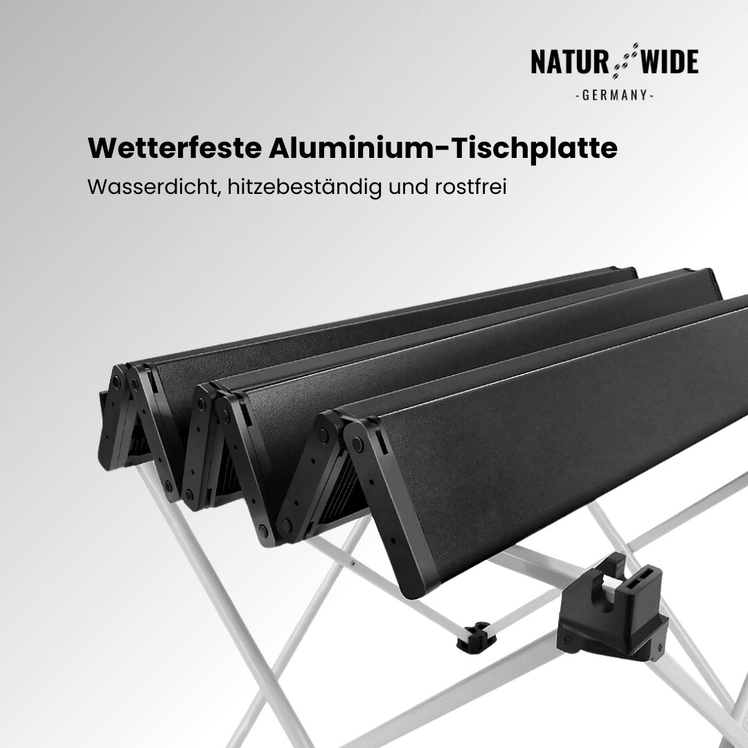 Ultraleichter Aluminium-Klapptisch für Camping