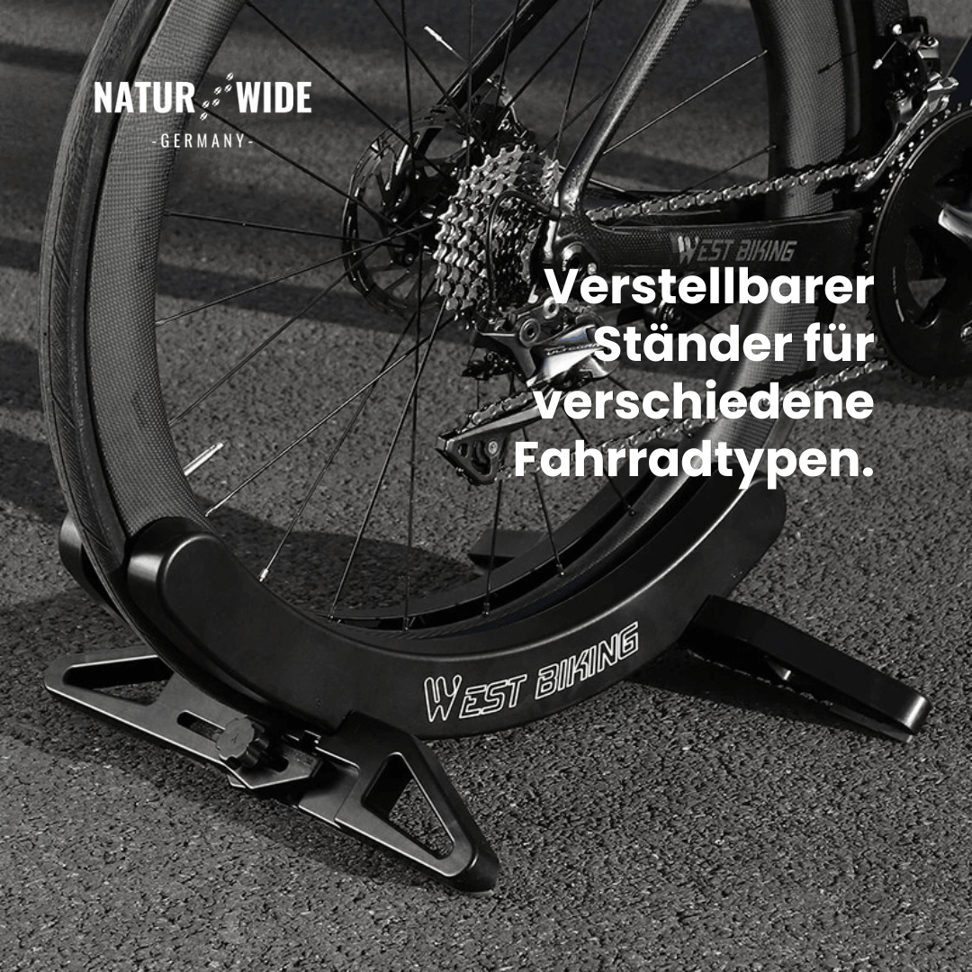 Verstellbarer, tragbarer Fahrradständer & Aufbewahrungsständer