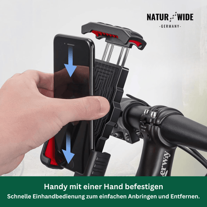 Sicherer Motorrad & Fahrrad-Handyhalter – 1-Sekunden-Schnellverschluss
