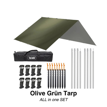 Vielseitiges Sonnen- & Regenschutz-Tarp