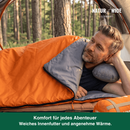Ultraleichter Envelope-Schlafsack – 3-Jahreszeiten Camping & Reisen